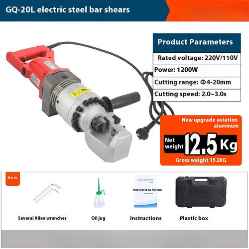 ya 26 7.28.3 Electric Rebar Scissors, Portable Hydraulic Rebar Cutter, Steel Bars Cutterf