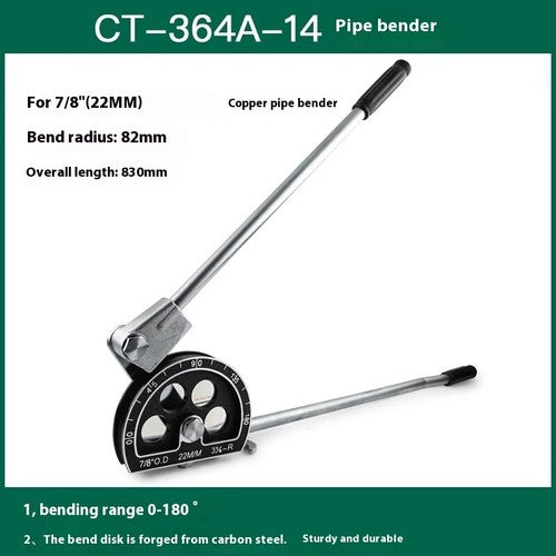 ya 26 7.28.3 Manual Pipe Bender, Size 6/8/10 Multi-purpose, Copper Pipe Aluminum Pipe Bendere