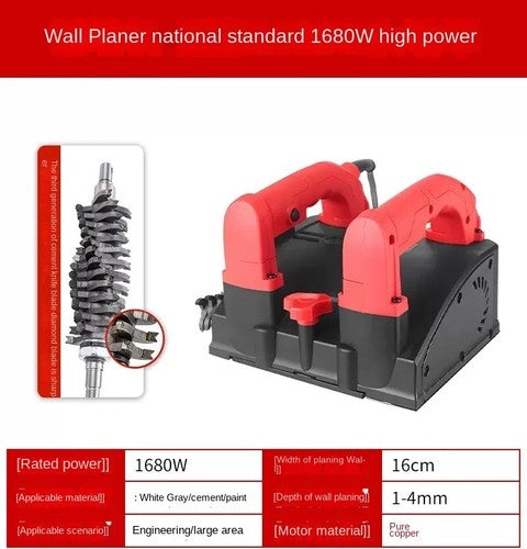 ya 26 8.1 Fully Automatic Wall Grinder Electric Planer Efficient Wall Planing Concreteo
