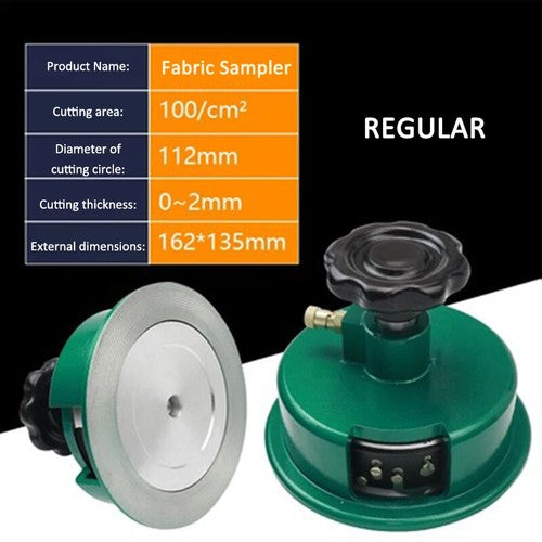 ya 26 7.28.2 Disc Sampler Paper Cloth Fabric Sampling Knife Machine Engraved Cut Cloth Knifez