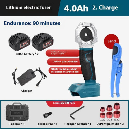 ya 26 8.1 Lithium Hot Melt Ppr Water Pipe Hot Melt Machine hargeable Hot Melt Pipec