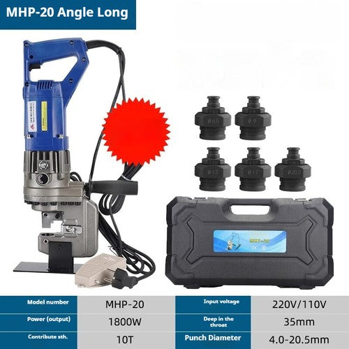 ya 26 8.1 Electric Hydraulic Punching Machine Portable MHP-20 Small Angle Steel Punchh