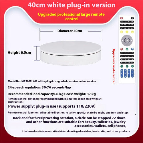 ya-26-7.28-Automatic-Turntable-Display-Table-Remote-Control-Speed-Plug-in-Chargingo