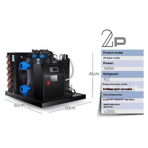 ya-26-7.28-Heat-pump-1-Hp-ice-bath-chiller-1/2-1/3-500L-portable-cold-soaking-220Vd