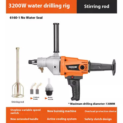 ya 26 7.28.3 Handheld Concrete Core Drilling Rig Water Drilling Rig 4300W/220V Drillingt