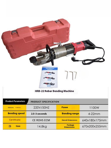 ya 26 8.1 Electro-hydraulic Portable Rebar Fast Bending Machine Handheld StraighteningToolg