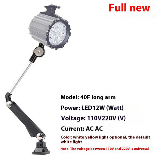 ya-26-7.28-7W/12W-Milling-Lathe-Machine-LED-Light-Swing-Arm-Lighting-Lamp-280mm-CNCi