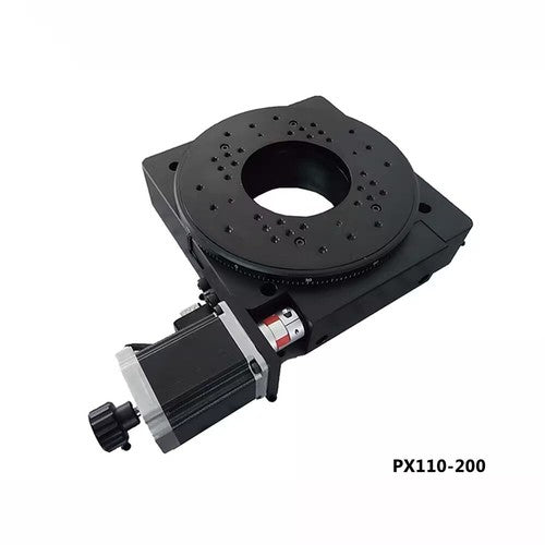 ya 26 7.28.2 High Pision Motorized Rotary Table Indexing Angle Turntable PX110-60n