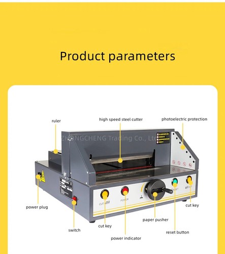ya 26 8.1 Paper Cutter Office Desktop Manual Platen Electric Cutter Trimmer Desktopb