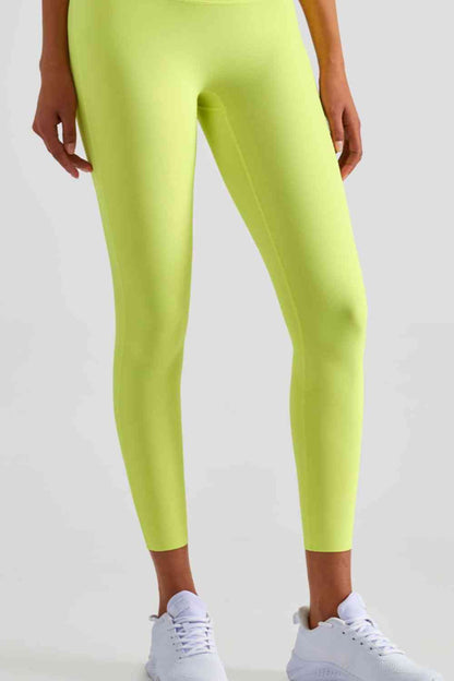 High Waist Seamless Ankle-Length Yoga Leggings