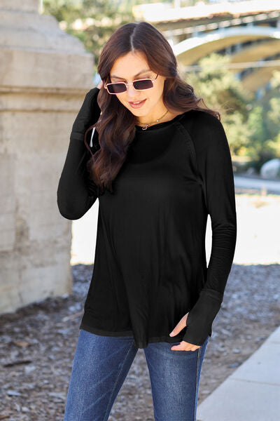 Basic Bae Full Size Round Neck Long Sleeve T-Shirt - Create the impossible