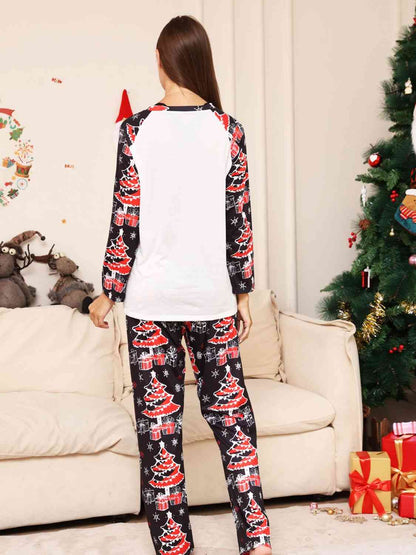 Full Size JOY TO THE WORLD Graphic Two-Piece Set