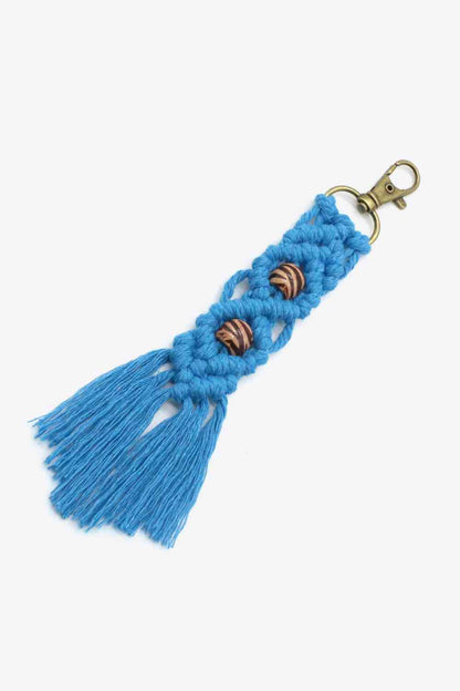 Assorted 4-Pack Handmade Macrame Fringe Keychain - Create the impossible