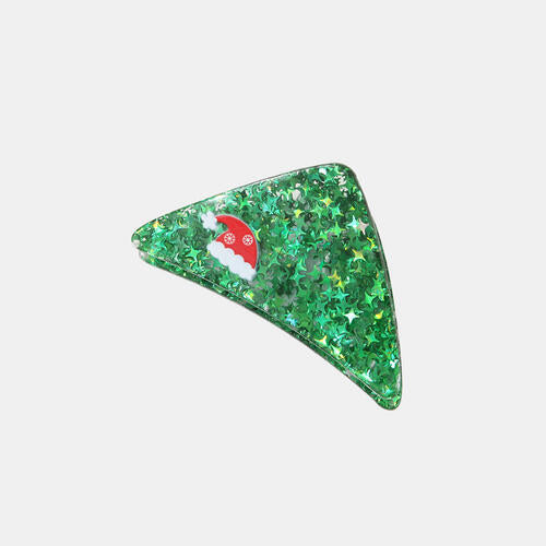 Christmas Theme Resin Hair Claw Clip