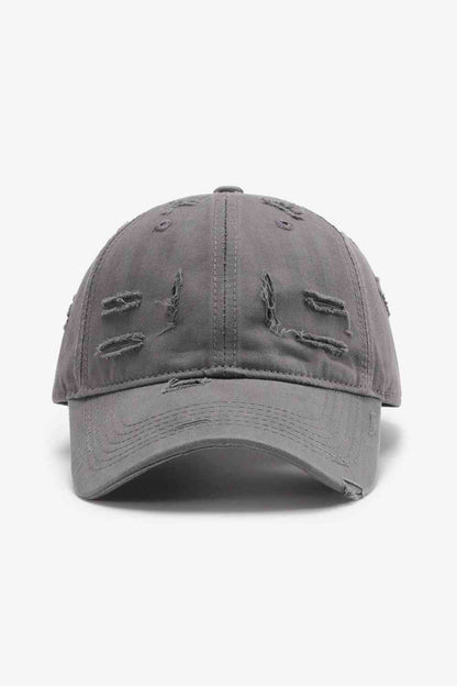 Distressed Adjustable Baseball Cap