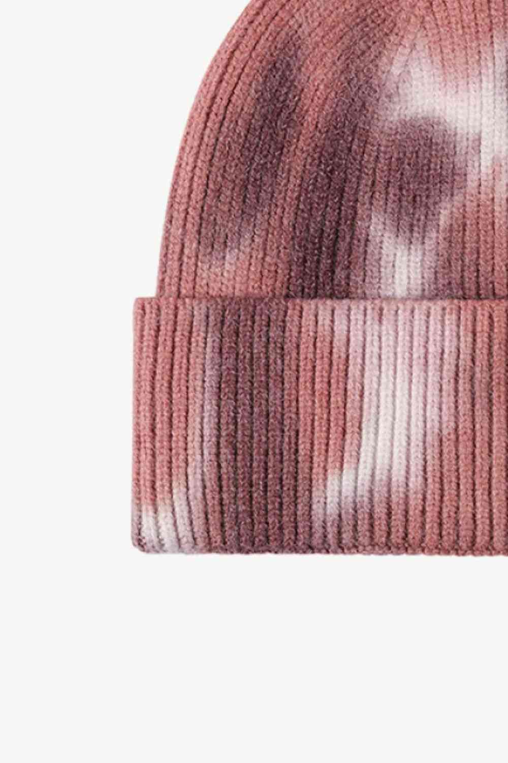 Tie-Dye Cuffed Knit Beanie