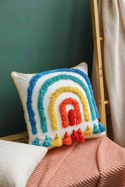 Multicolored Decorative Throw Pillow Case