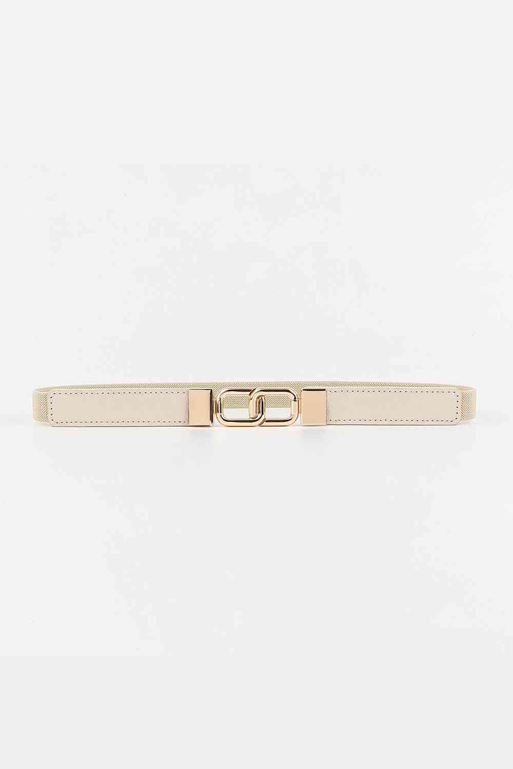 Geometric Double Buckle Elastic Belt