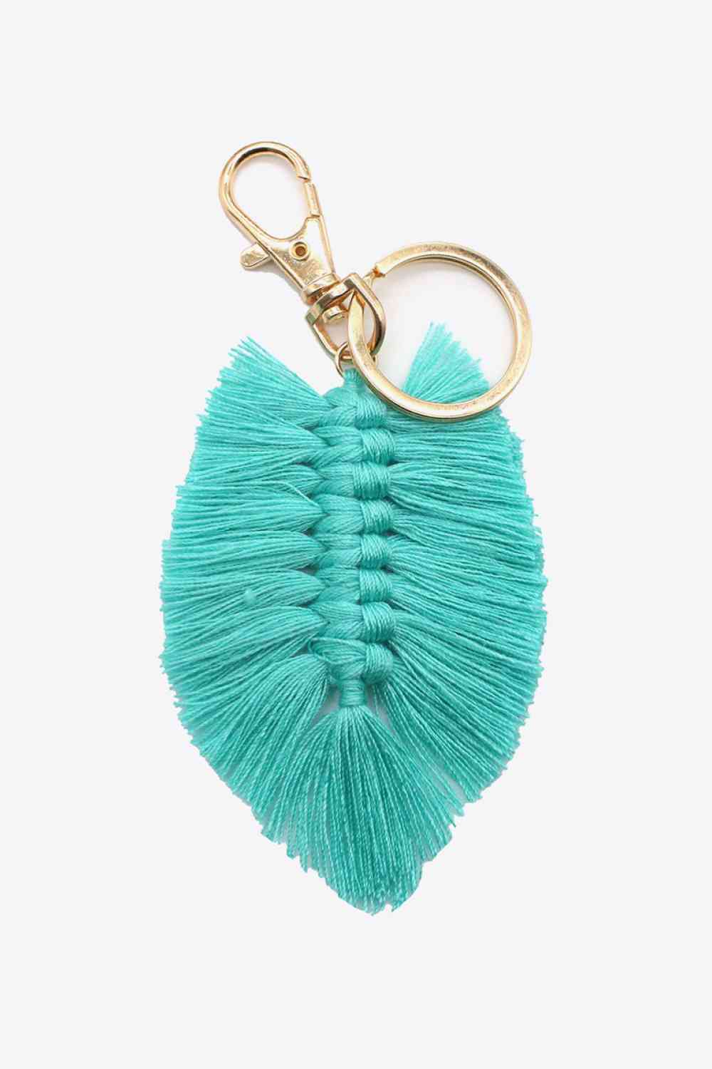 Assorted 4-Pack Leaf Shape Fringe Keychain - Create the impossible