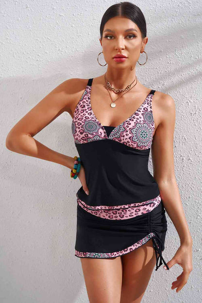 Leopard Plunge Two-Piece Swimsuit - Create the impossible