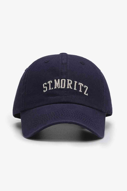 Embroidered Graphic Baseball Cap