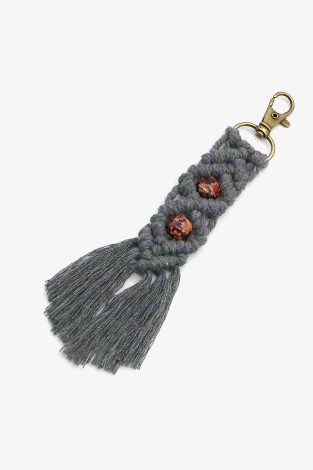 Assorted 4-Pack Handmade Macrame Fringe Keychain - Create the impossible