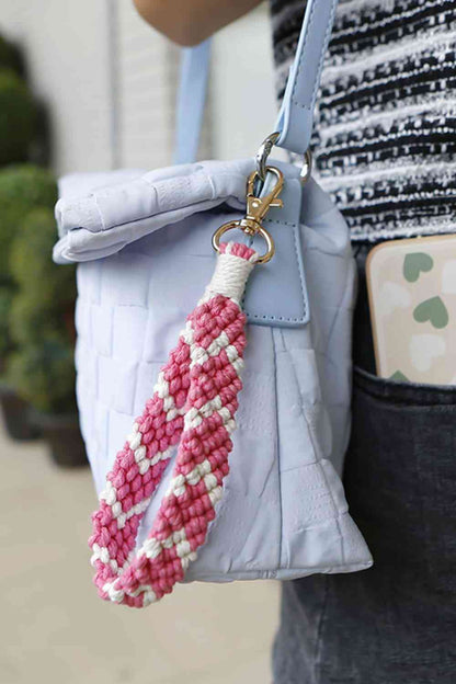 Macrame Wristlet Key Chain