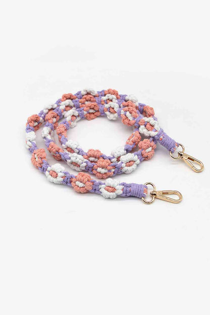 Macrame Flower Lanyard