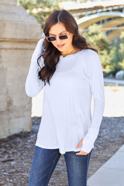 Basic Bae Full Size Round Neck Long Sleeve T-Shirt - Create the impossible