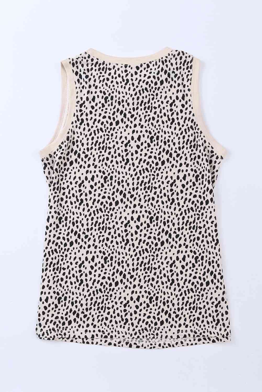 Printed Round Neck Tank