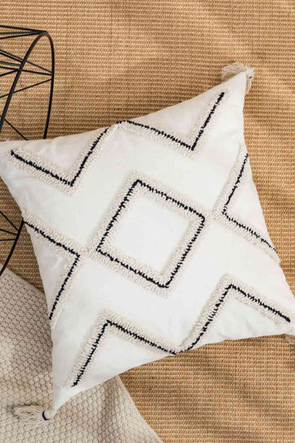 Geometric Embroidered Decorative Throw Pillow Case - Create the impossible