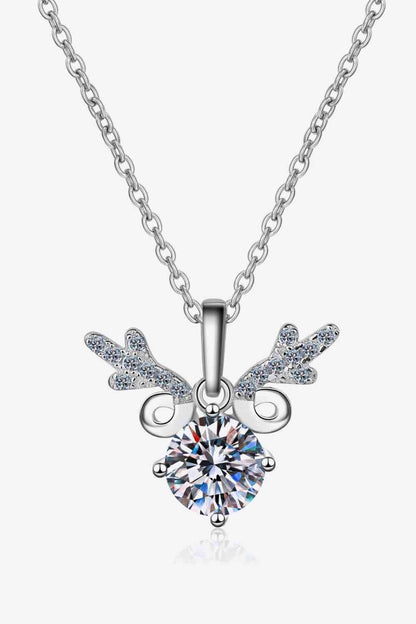 1 Carat Moissanite 925 Sterling Silver Necklace - Create the impossible