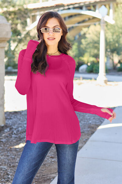 Basic Bae Full Size Round Neck Long Sleeve T-Shirt - Create the impossible