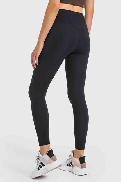 High Waist Ankle-Length Yoga Leggings