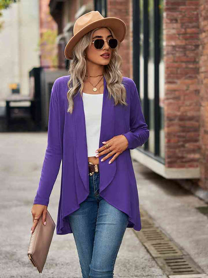 Open Front Long Sleeve Cardigan - Create the impossible