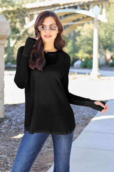 Basic Bae Full Size Round Neck Long Sleeve T-Shirt - Create the impossible