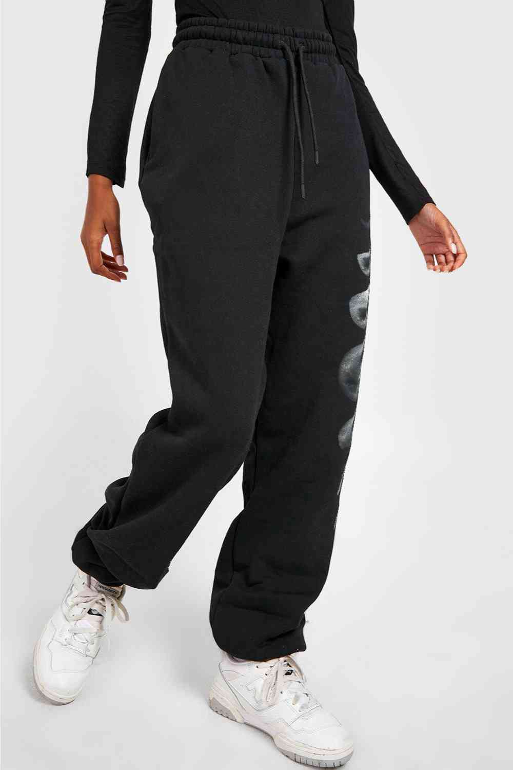 Simply Love Full Size Lunar Phase Graphic Sweatpants