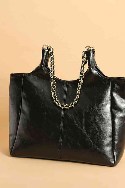 PU Leather Tote Bag