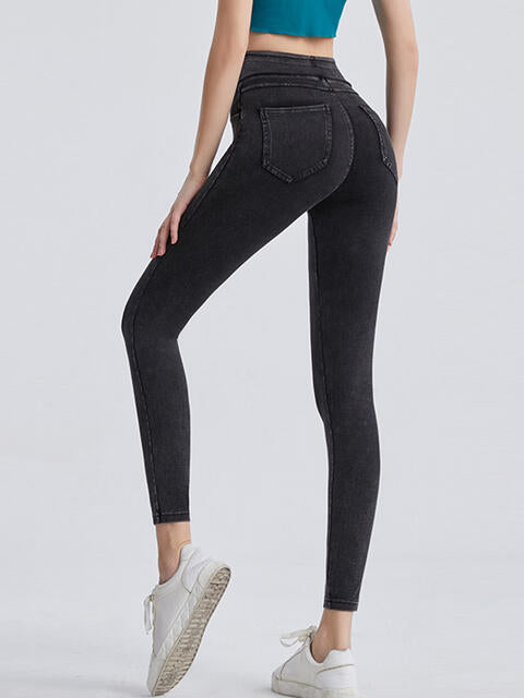 Wide Waistband Sports Leggings - Create the impossible