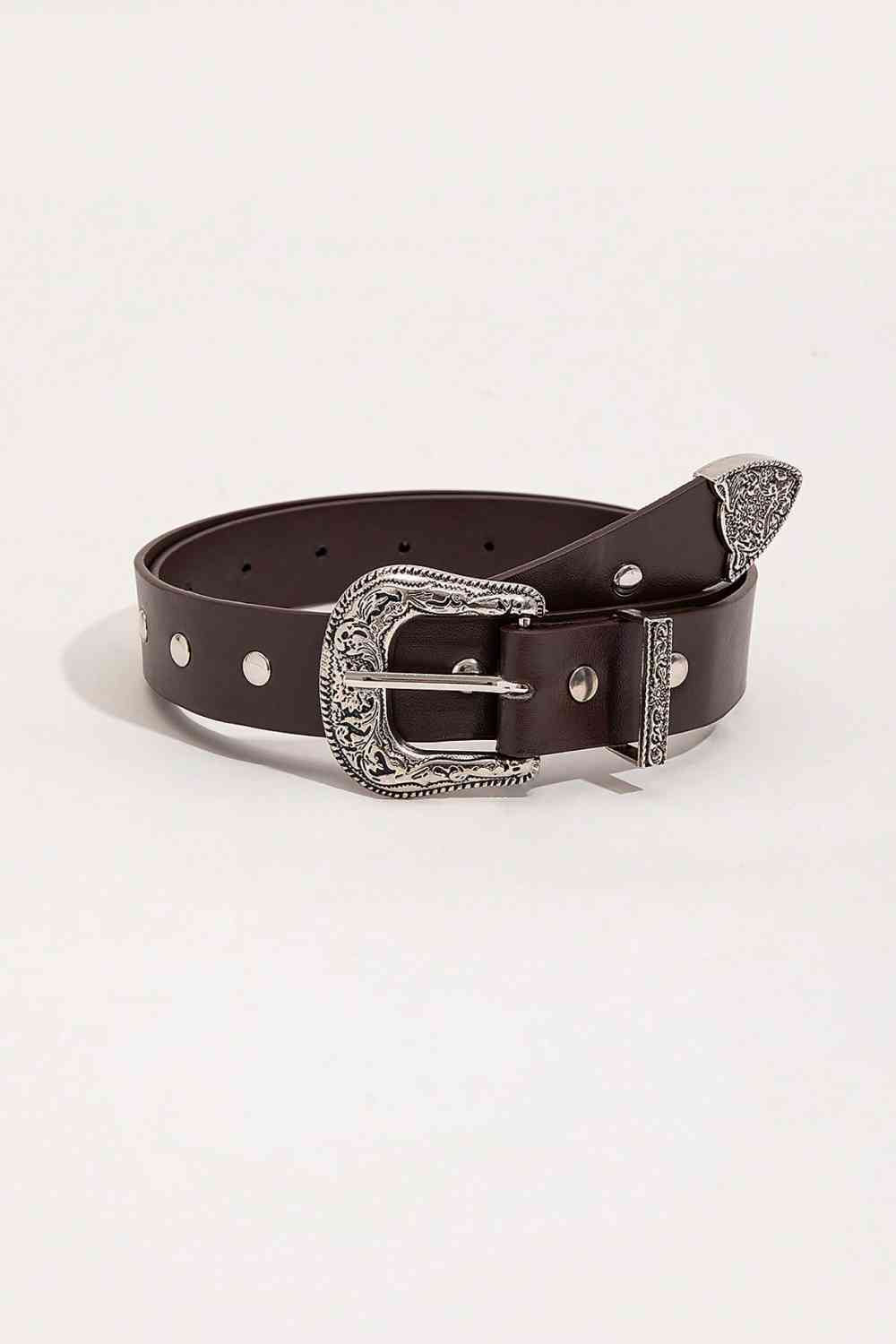 PU Leather Studded Belt