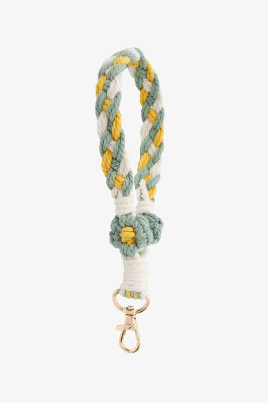 Floral Braided Wristlet Key Chain - Create the impossible