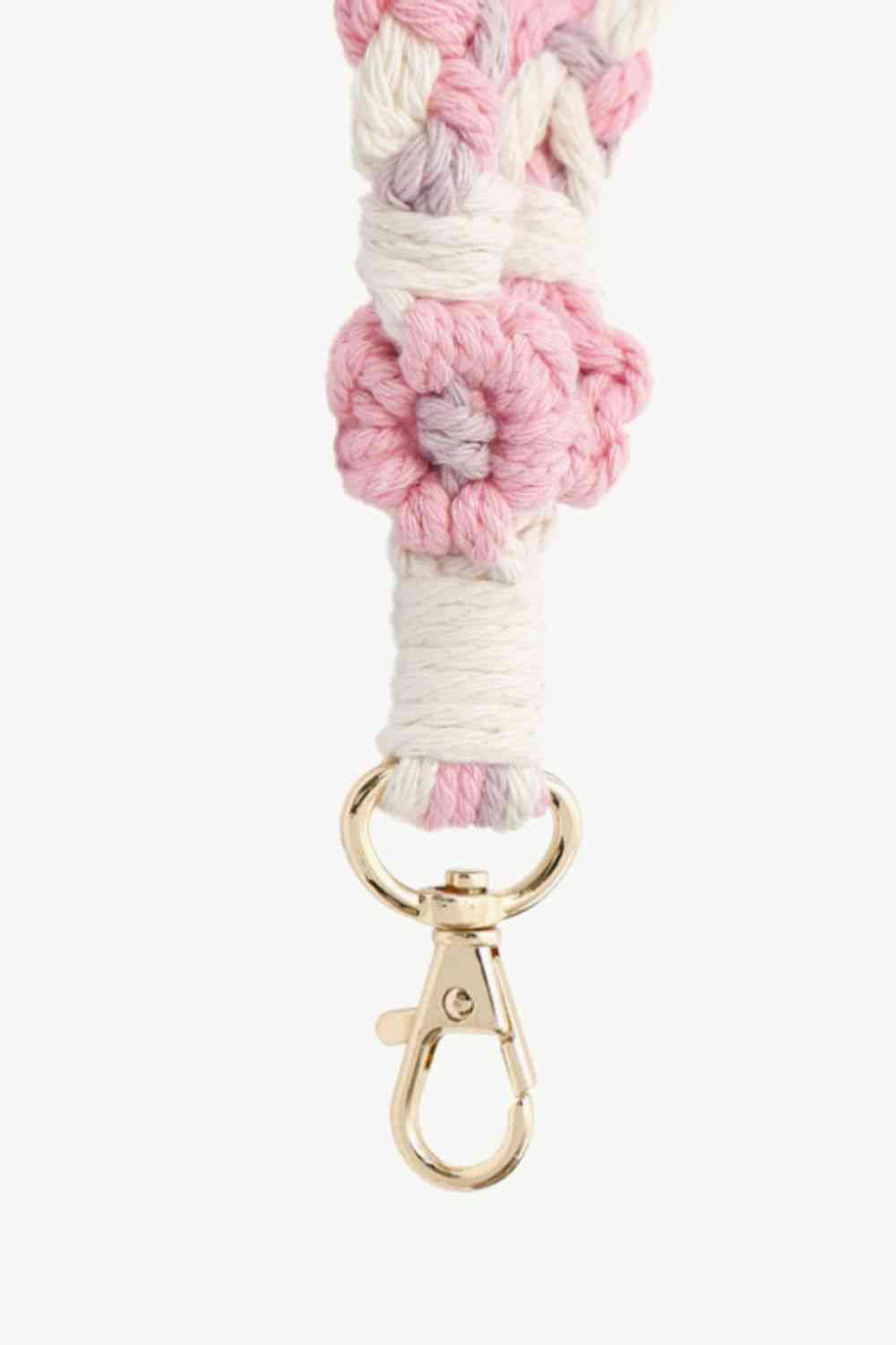 Floral Braided Wristlet Key Chain - Create the impossible