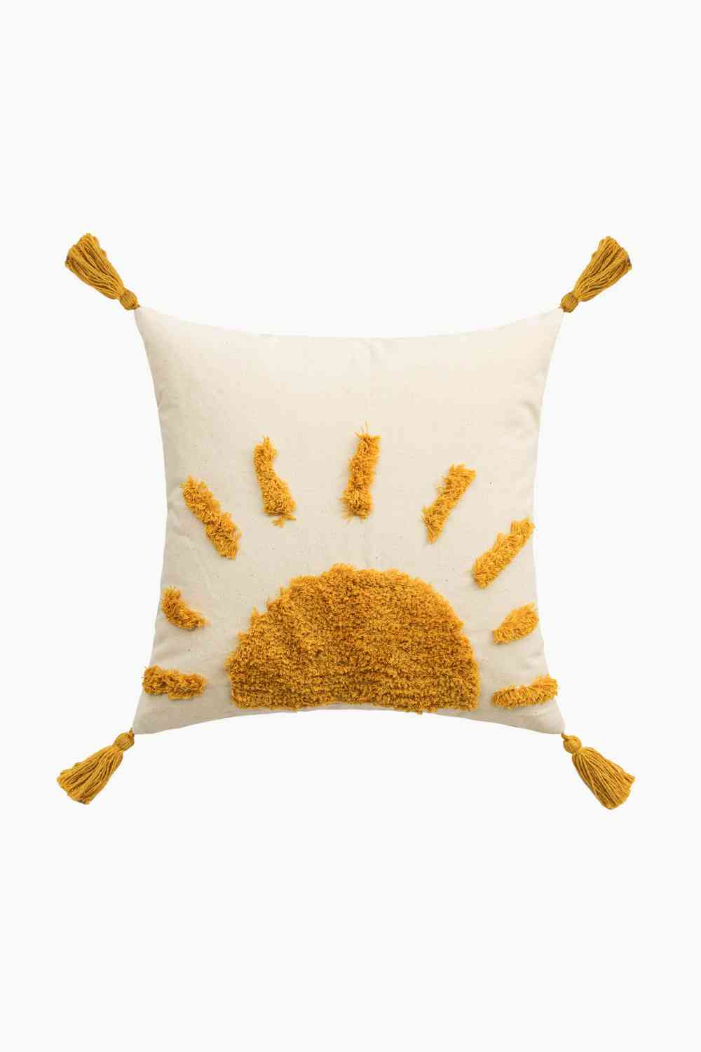 Sun Graphic Tassel Decorative Throw Pillow Case - Create the impossible