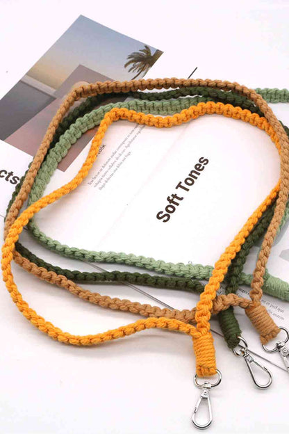 Assorted 2-Pack Hand-Woven Lanyard Keychain