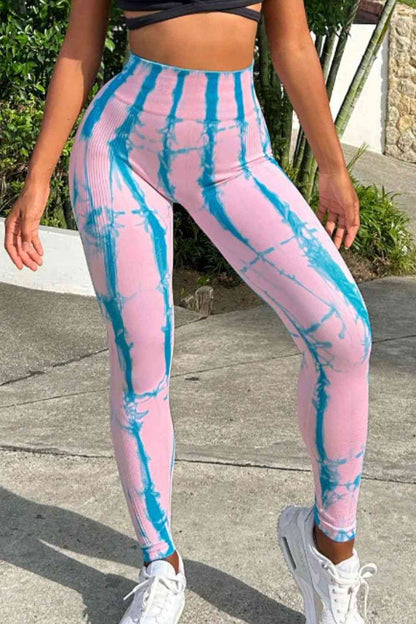 Tie-dye Slim Fit Long Active Pants