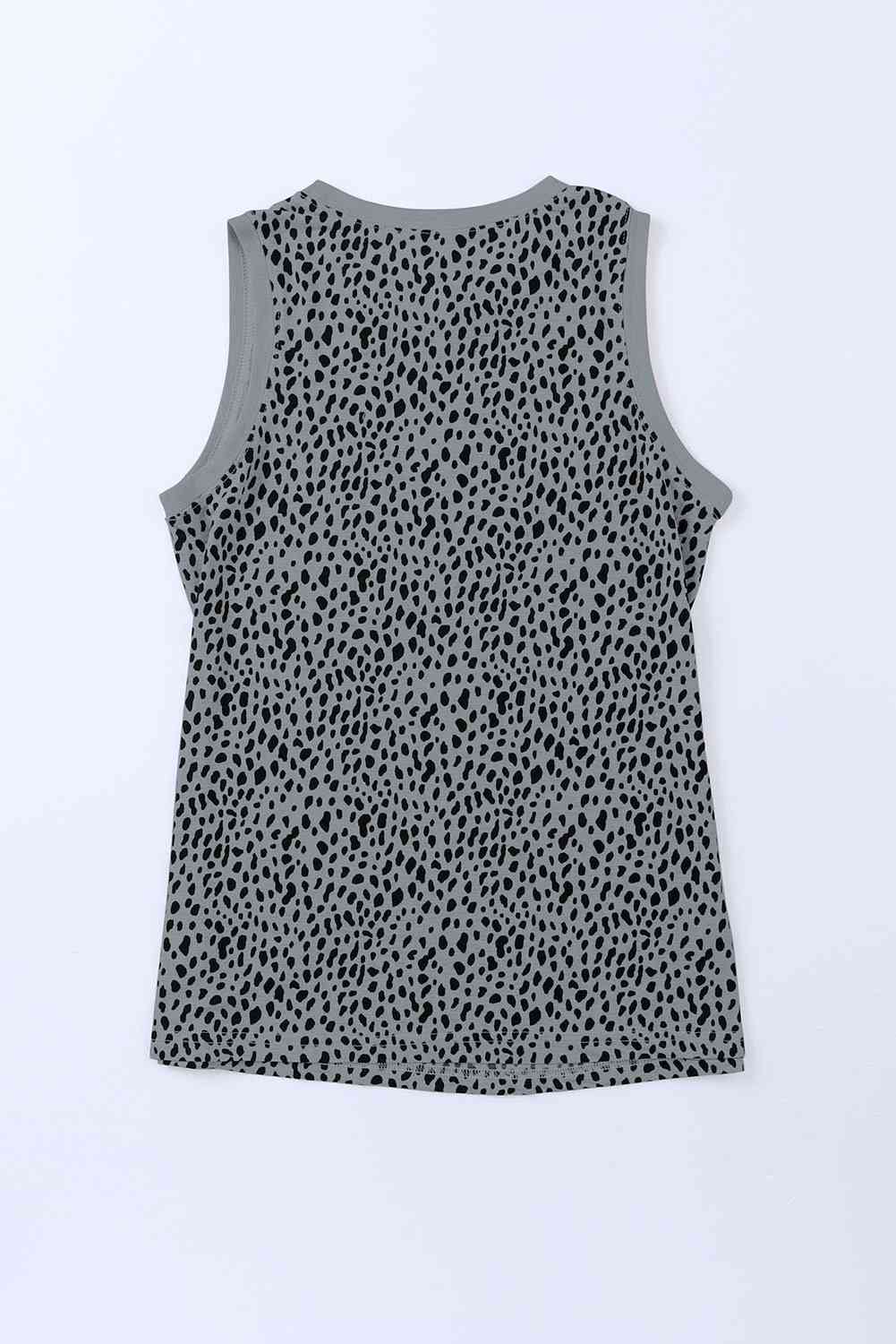 Printed Round Neck Tank