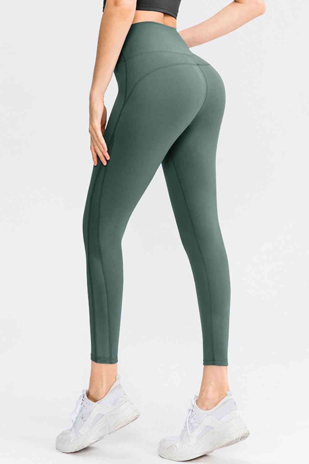 Wide Waistband Slim Fit Long Sports Pants - Create the impossible