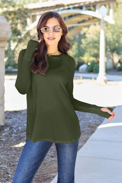 Basic Bae Full Size Round Neck Long Sleeve T-Shirt - Create the impossible