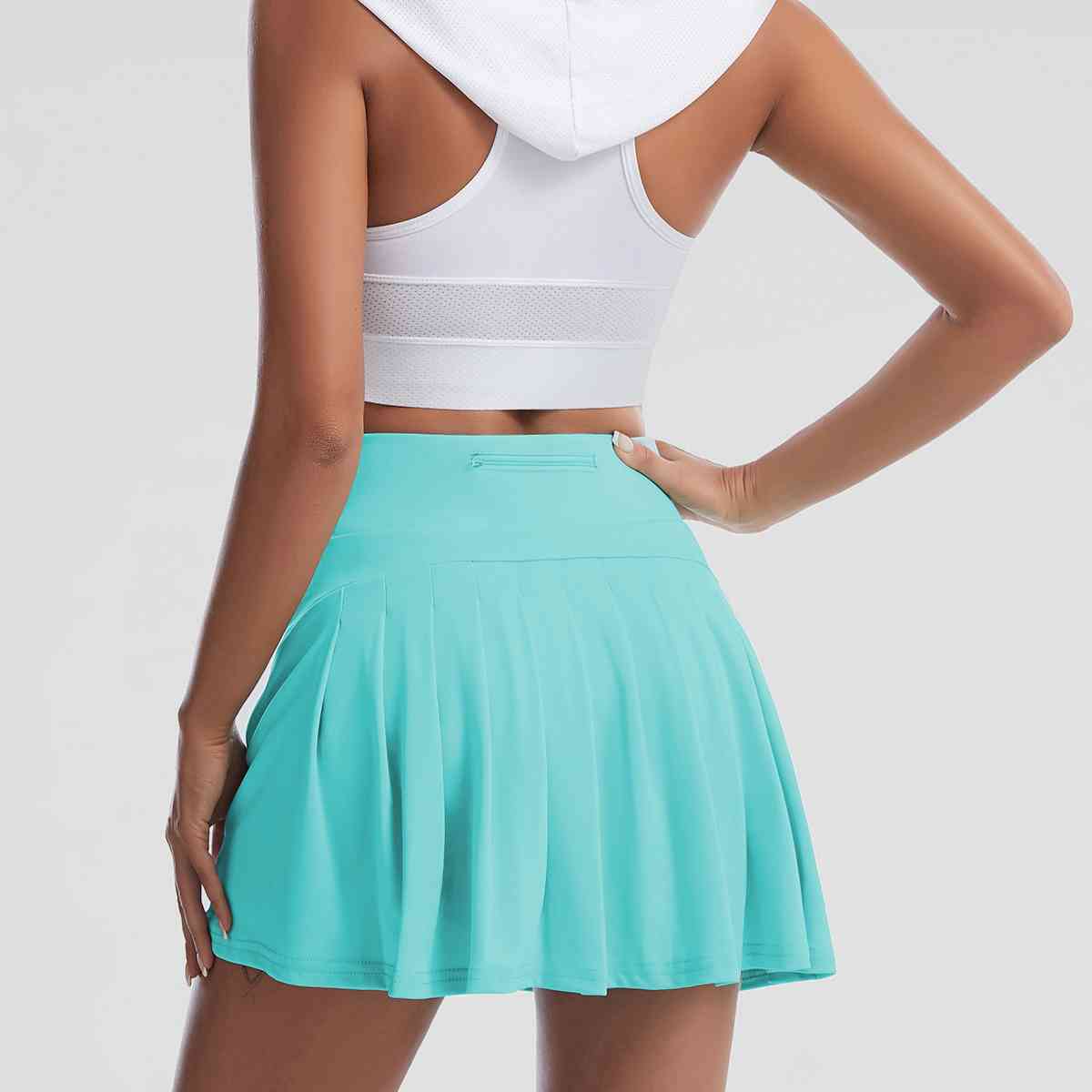 Wide Waistband Sports Skort