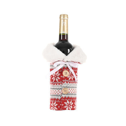 Snowflake Wine Bottle Cover